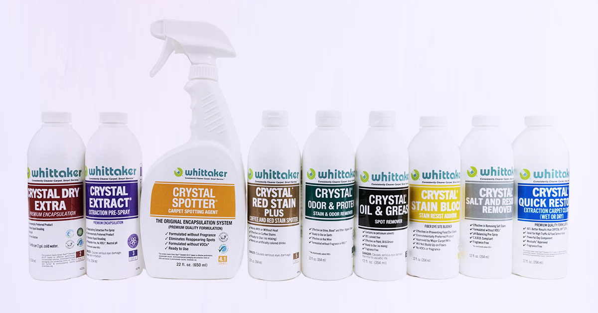 eco-friendly office carpet cleaning supplies from Whittaker