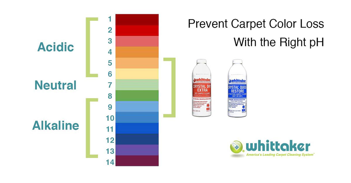 pay attention to the PH: Prevent Carpet Color Loss with the Right cleaners